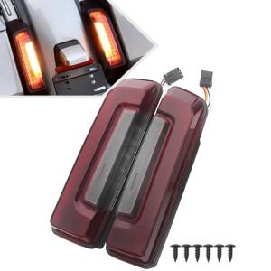 테일 라이트 ABS 플라스틱 레드 바이크 오토바이 부품 좌우 세트 할리 투어링 스트리트 글라이드 CVO/SE FL