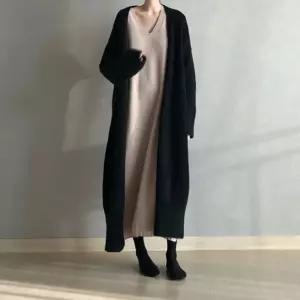 맥시 카디건 캐주얼가디건 기장 루즈핏 롱가디건 편한가디건