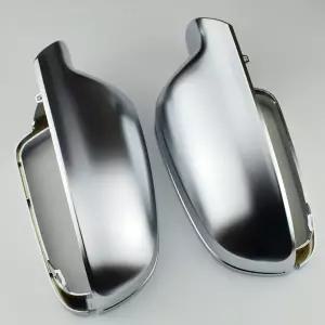 호환  아우디 A3 A4 A5 B8.5 B8K 2011-2016 8F0857527B 8F0857528B 용 매트 크롬 미러 커버 백미러 캡 S 라