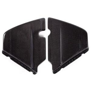 BMW 호환 R100 R90 R80 배터리 사이드 커버 페어링 탄소 섬유 능직 광택 바이크 오토바이 액세서리 패널