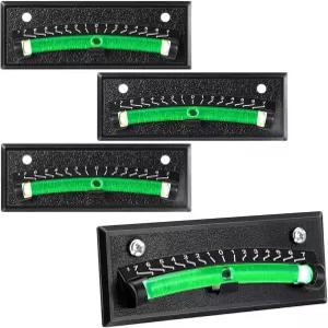 4PCS RV 버블 레벨 눈금이 있는 스틱온 레벨링 도구 캠핑카 트레일러 카라반 모터홈 이지 설치 블랙