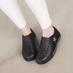 [신상오픈런]여성용 캐주얼 PVC 구멍 장식 물빠짐 아쿠아 샌들 (39079993)