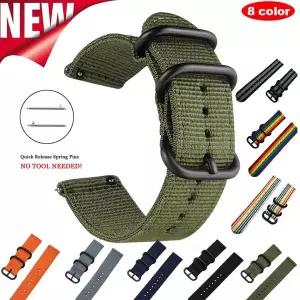 호환   시계 46mm3 45mm기어 S3 프론티어클래식 나일론 Smartwatch 시계 밴드 Wris 스트랩에 대한 22MM 캔