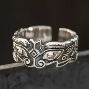 불경반지 석가탄신일 반지 남녀공용반지 불교 전설의 패션반지