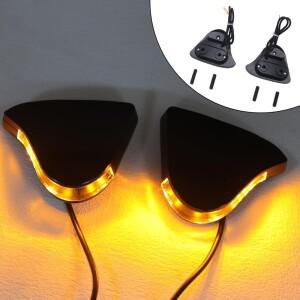 Yamaha YZF-R1 2015-2024 2016-2018 LED 방향 지시등이 장착된 백미러 베이스 플레이트 마운트