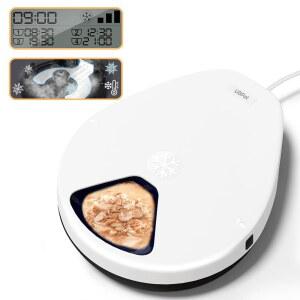 UBPET 자동 고양이 사료 습식 사료, 2025년 업그레이드된 반도체 냉각 기능, 4일 신선도 5식, 고양이와 작은 개를 위한 반려동물 디스펜서, 청소하기 쉬운 냉장 공급기