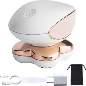 여성용 다리용 전기 면도기 무통 비키니 겨드랑이 털 무선 제모 장치핑크