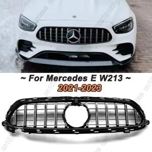 GT 스타일 프론트 범퍼 그릴 튜닝, 메르세데스 벤츠 E 클래스 W213 -2023 E260 E300 E450, 페이스리프트 장