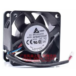 델타 전자 AFB0612GHF SP01 DC 12V 1.52A 60x60x32mm 4 와이어 서버 냉각 선풍기
