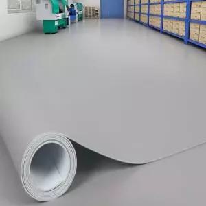 PVC 롤 장판 바닥재 미끄럼방지 복도 매트 공장 사무실