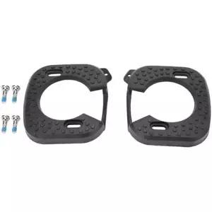 쉬폰에이드 1켤레 자전거 신발 클리츠 고무 페달 스피드플레이 제로 페달블랙을 위한 4개의 나사가 있는