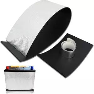 트럭 RV 4WD 차량 및 자동차 배터리에 범용 장착된 JUEWUCB 배터리 단열 블랭킷 열 차단 극한 온도 보호용