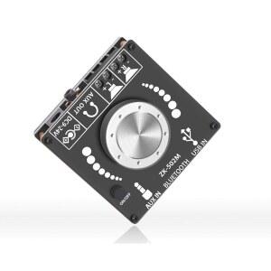 DAMGOO 미니 블루투스 50W 듀얼 채널 스테레오 전원 출력, 12V, Bluetooth AUX USB 입력