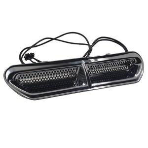 바이크 오토바이 금속 메쉬 회전 신호등 H-D Street Glide Ultra Limited 2014-2023 용 흐름 신호가있는 LE