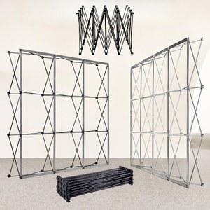 자바라 거치대 장 박람회 전시회 디스플레이 배경 보드 진열 철제 포토존 트러스