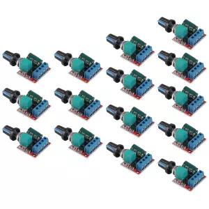 XIITIA 15pcs 5A 모터 속도 제어기 모듈 미니 DC PWM 스위치 제어 LED 디머 3V 6V 12V 24V 35V 최대 90W