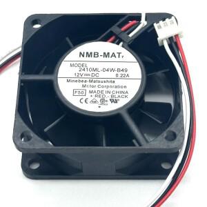 NMB-MAT 2410ML-04W-B49 F50 DC 12V 0.22A 60x60x25mm 3선 서버 냉각팬