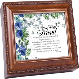 코티지 가든 디어 프렌드 스페셜 플레이스 인 하트 우드그레인 유품 뮤직 박스 플레이 친구가 필요한 이유