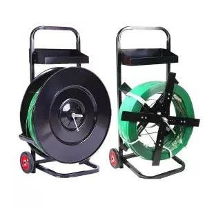 PP 밴딩기 거치대 바퀴 포장끈 4.2mm 디스펜서 이동식 십자가 노끈 박스 대형