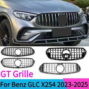 메르세데스 벤츠 GLC X254 2023 2025용 스타일 프론트 범퍼 그릴 인렛 - 튜닝 후드 메쉬 그리드 액세서리