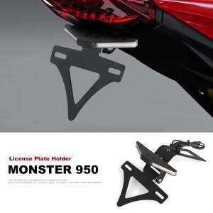 Ducati Monster 950  용 바이크 오토바이 리어 숏 테일 스톡 라이센스 플레이트 홀더 Tailstock 브래킷 키