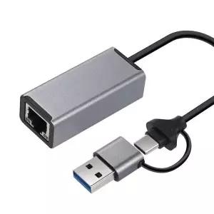 C타입 728UJN54 컨버터 케이블 / RJ45 이더넷 유선랜