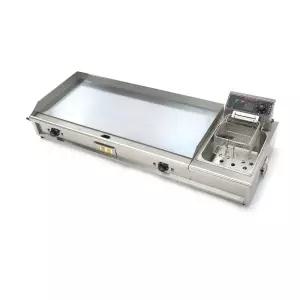 업소용 전기 철판 그릴 기계 대형 스테인리스 바베큐 구이 볶음 조리기