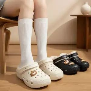 [디자이어로즈] 여자 겨울털슬리퍼 방한 사무실슬리퍼 (42360431A)