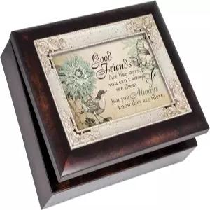 코티지 가든 굿 프렌드는 스타 벌우드 주얼리 뮤직 박스 플레이와 같습니다. 친구란 무엇인가요