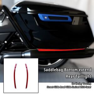 할리 투어링 스트리트 글라이드 로드 리미티드 2024년식 이후 모델용 모터사이클 새들백 하단 확장형 후미