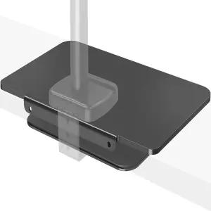 강화 유리 책상 모니터 암 플레이트 얇고 깨지기 쉬운 테이블용 강철 브래킷 C 클램프 설치용 스탠드용