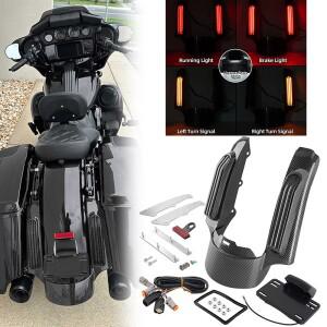 할리 투어링 CVO 스트리트 일렉트라 로드 글라이드 2014년식 이후 모델용 바이크 오토바이 교체형 LED 리어
