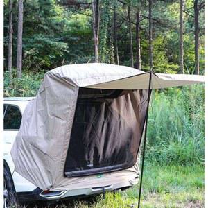 자동차 후방 캐노피 크로스바 차단 전기차 차박용텐트 모기장 트렁크텐트 부착