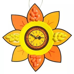 해바라기 아트콘 시계만들기/유치원/어린이집/초등학교/방과후교실/아동센터/복지관/교구/만들기/수업/매직