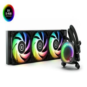 EK-Nucleus AIO D-RGB CPU 수냉 키트, 5V ARGB 램프 라이트, EKWB 통합 CR240, 360 Lux