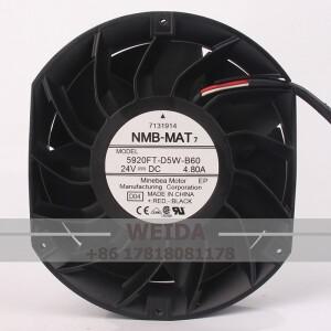 NMB 12V 48V DC24V 4.80A 5920FT-D5W-B60 17251 대형 공기 흐름 Ashura 주파수 변환기 냉각 팬용 케이스 팬