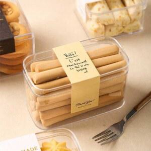 쿠키 상자 플라스틱 10개 과자 쿠키통 케이크상자 선물박스 100세트 박스 용품 벌크떡