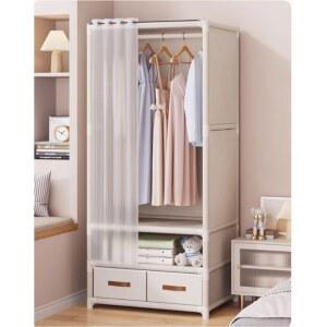 커튼 옷장 비키니 수납장 옷정리함 행거