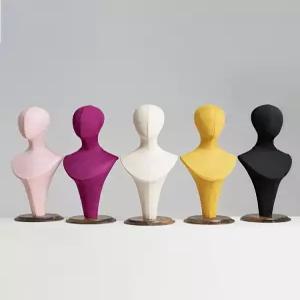 모자 스카프 목걸이 디스플레이 두상 마네킹 거치대 진열용 머리 모형 장식 소품