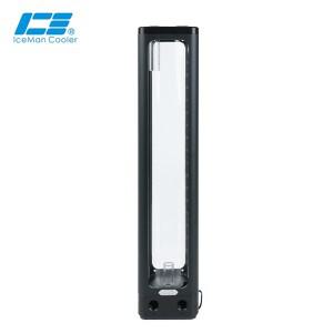 IceManCooler 검정 DX5 360 ARGB 튜브 저수지 지원 설치 펌프, 물탱크 (브래킷 포함), 5V 3 핀 아우라 마더
