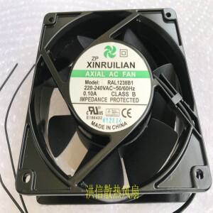 XINRUILIAN RAL1238B1 AC 220V 0.10A 120x120x38mm 2-와이어 케이스 냉각 팬