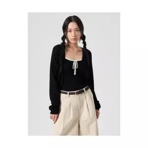 매장정품 8SECONDS 에잇세컨즈 니트 세트 카디건 블랙 (35485AMB15) 35485AMB15 1214576