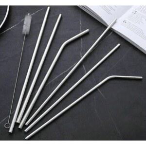 빨대 28cm 30cm 워터 텀블러 12개 유리 스트로우 텀블러용 카페 일자형 클리어