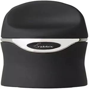 래빗 샴페인 및 와인 실러 밀폐 스토퍼 거품을 더 오래 신선하게 유지하고 사용하기 쉬우며 벨벳 블랙 필수