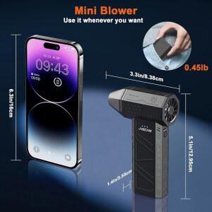 JVSCAM X3 기어 먼지기 먼지기 장착된 브러시리스 공기 조절 모터가 압축 가능 전기