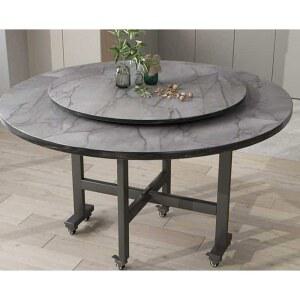 집 회전 식탁 식당 원형 이동식 테이블 호텔 원탁