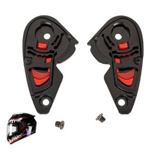 바이크 오토바이 헬멧 바이저 실드 기어 장착 고정 베이스 플레이트 스크린 렌즈 거치대 브래킷, QIKE 111