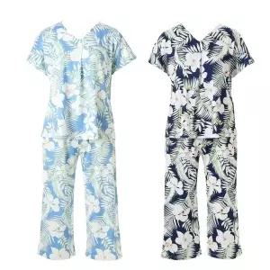 [롯데백화점]비너스 2종세트 부드럽고 구김이 없는 하와이완 여성 홈웨어세트 VEVEPS104W