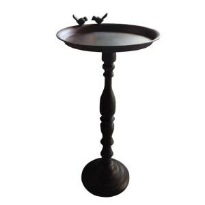 엔틱 빈티지 철제 거실 쇼파테이블 소나무 골드 선반 원형 테이블 펜션 거실탁자