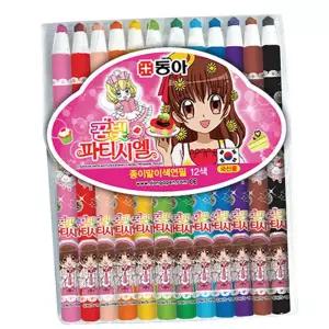 동아 종이말이 색연필 12색 여 1SET 필기구 문구 볼펜